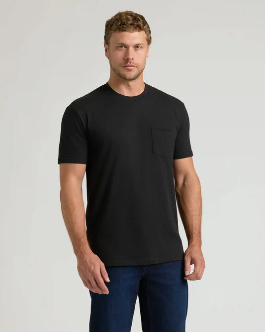 Black & White Classic Pocket Crew 2-Pack
